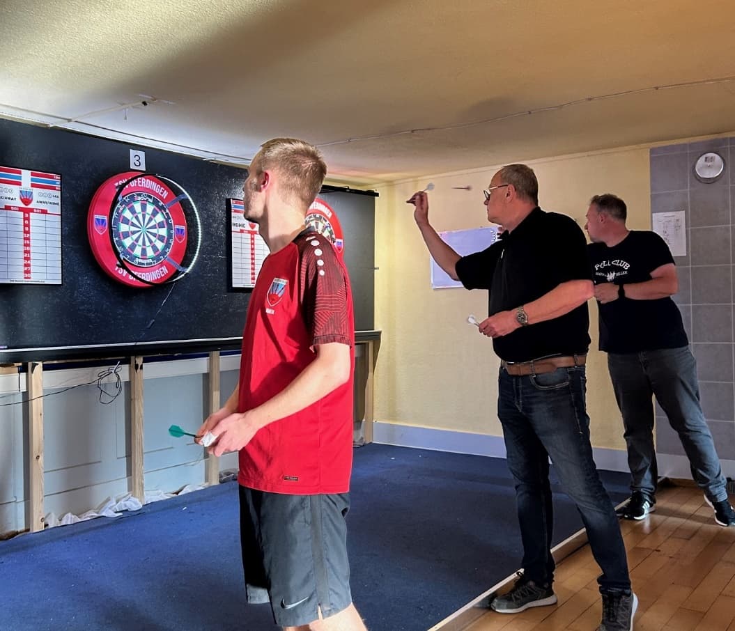 Trainingsbetrieb Steel-Darts