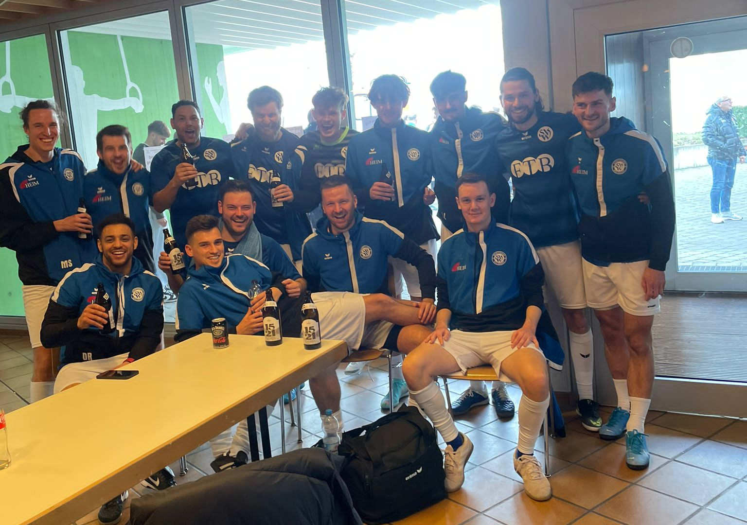 Unsere Truppe in einer Spielpause