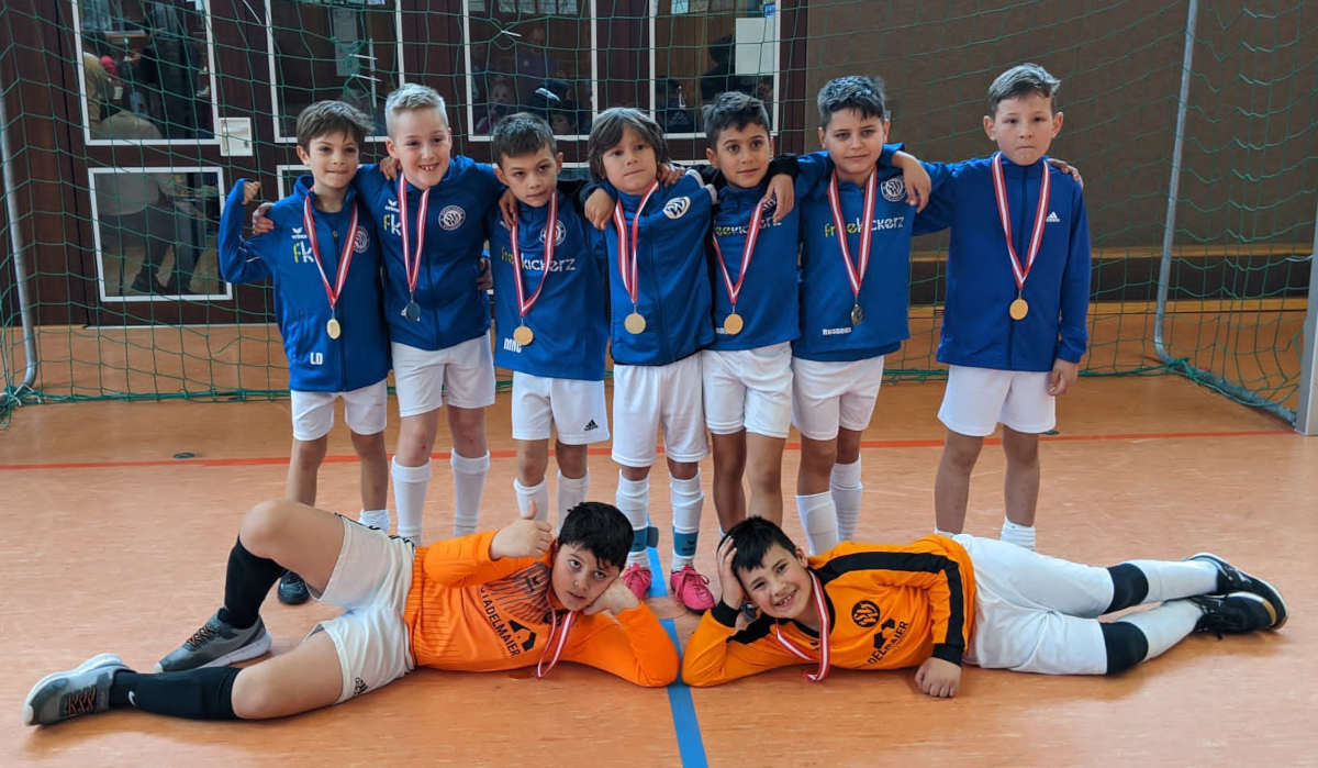 Die F-Jugend nach ihrem äußerst erfolgreichen Turnier