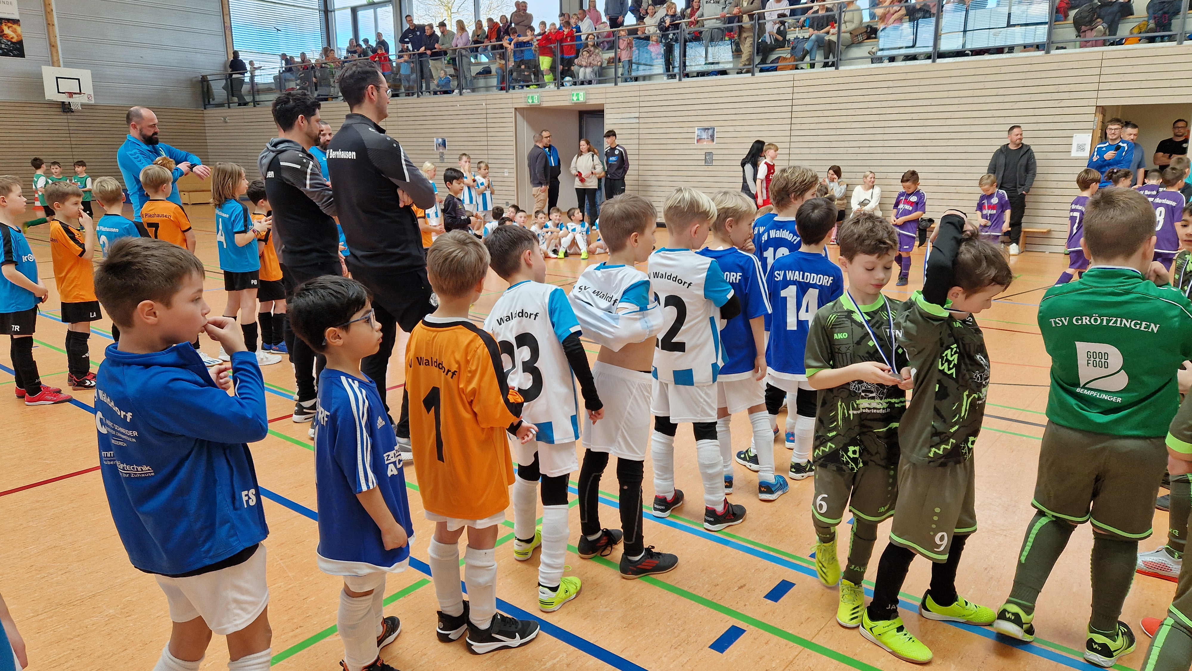 ...bei der es natürlich Medaillen für alle gab.