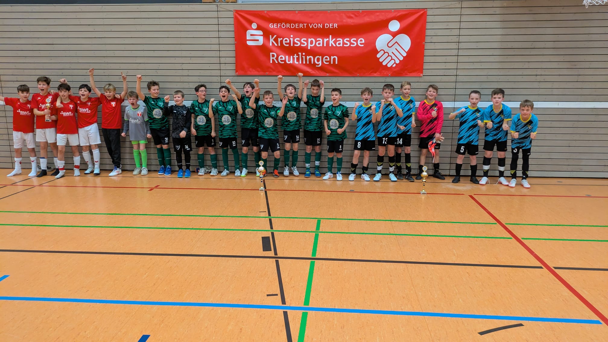 Die Top 3 beim Turnier der 2014er