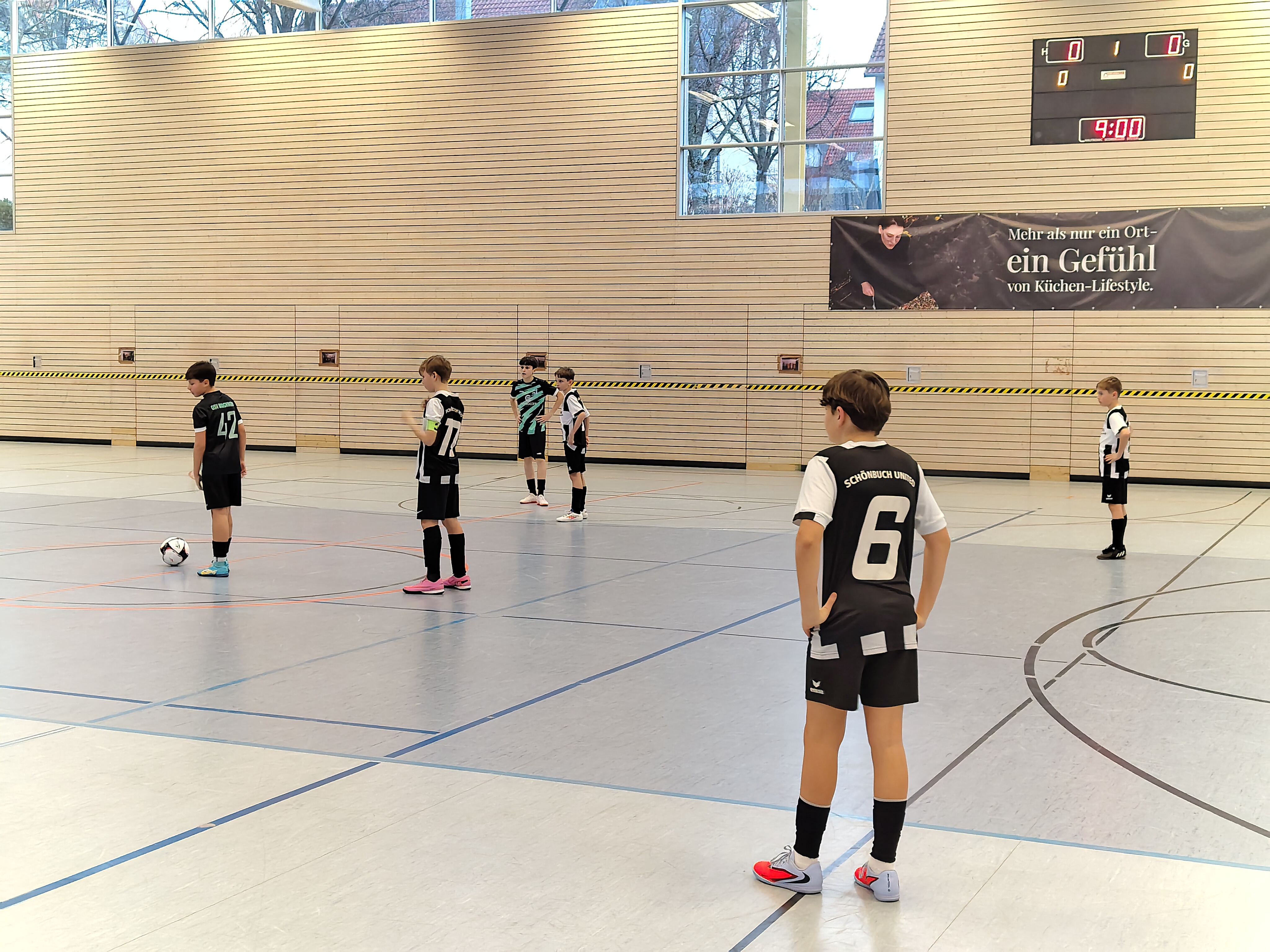 ... und bereit für den Anstoß